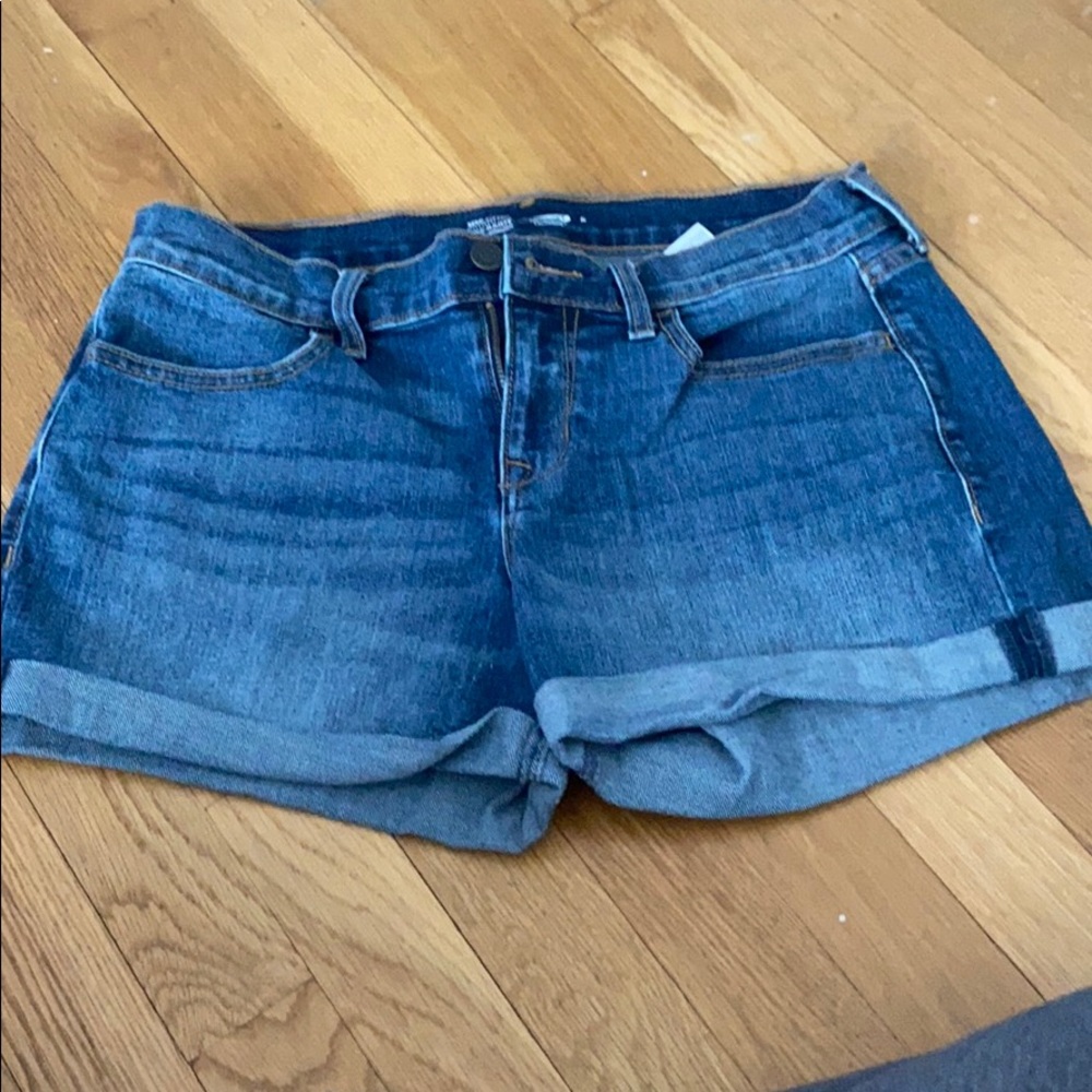 2 pairs old navy jean shorts!